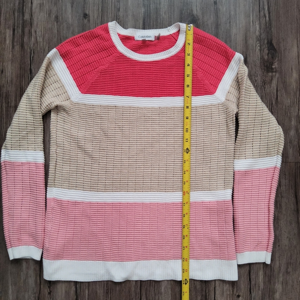 Calvin Klein Colorblock knit sweater